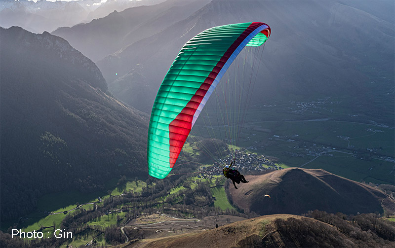 Essais Gin Fuse 4 parapente biplace